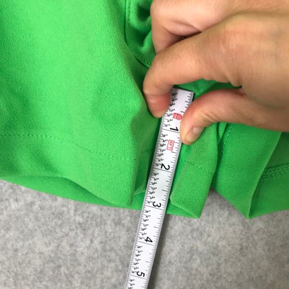 Sincerely Jules Shorts Size 3 Green Pleated Career Church Preppy Academia Brat - Picture 4 of 9